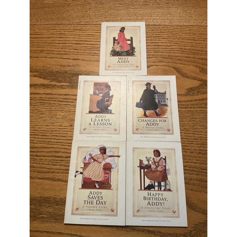 American Girl Addy Walker Book Set Lot of 5 Pleasant Company Scholastic Book